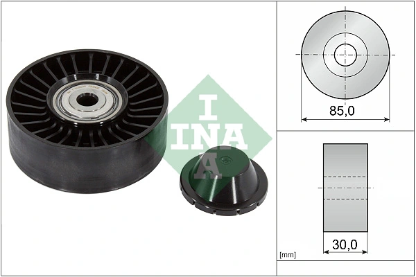 Deflection/Guide Pulley, V-ribbed belt